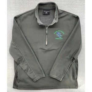Holloway Sweater Mens Adult 2XL Gray 1/4 Zip Sweatshirt Prairie State College